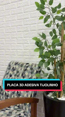 PLACA 3D ADESIVA TIJOLINHO ✨ 70x77cm Autocolante  Fácil aplicação  Fácil recorte  Fácil limpeza  Enviamos para todo o Brasil 🚚🇧🇷 Acesse o nosso site e confira muito mais em produtos para sua casa 🏠  O link está na Bio ✅ #decoração #foryou #explore #decor #viral #transformação #instalacao #viralvideos #ofertas #DIY  