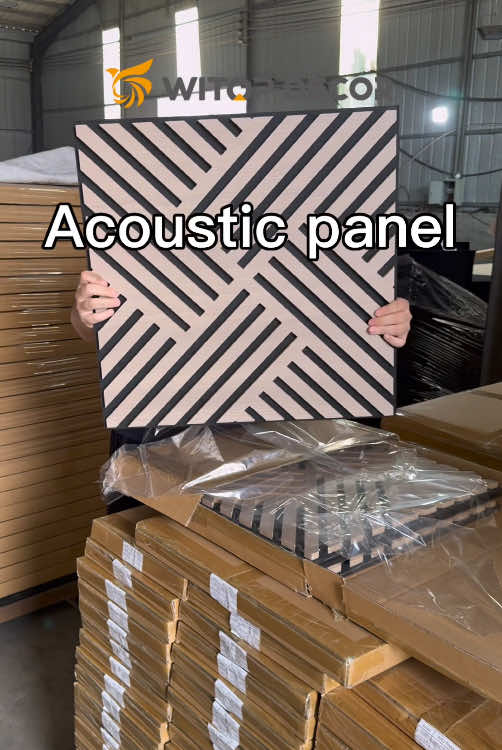 60×60mm Mdf wood grain interior acoustic wall panel for home decor.#witopdecor #acousticpanels #homedecor #soundproof #wallpanel #wallpanels #walldecoration #interiordesign #walldecor #soundproofing #soundinsulation #akupanel #acousticpanel 