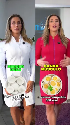 🎯 ¿Tu meta es perder peso o ganar masa muscular? La clave puede estar en cómo consumes los huevos 🍳 🥚 5 claras de huevo (sin yema): solo 85 kcal – ideal para definir y reducir grasa 💪 5 huevos completos: 350 kcal – perfectos para estimular el crecimiento muscular Según la nutricionista Karina Grau (@karinagrau), adaptar tu ingesta de proteínas y calorías a tus objetivos es esencial para ver resultados reales. 🔍 ✨ ¿Y tú, qué estás buscando? ¡Cuéntanos en los comentarios! 👇 #Nutrición360 #SaludConsciente #KarinaGrau #MetasSaludables #PerderPeso #GanarMúsculo #Medicina360