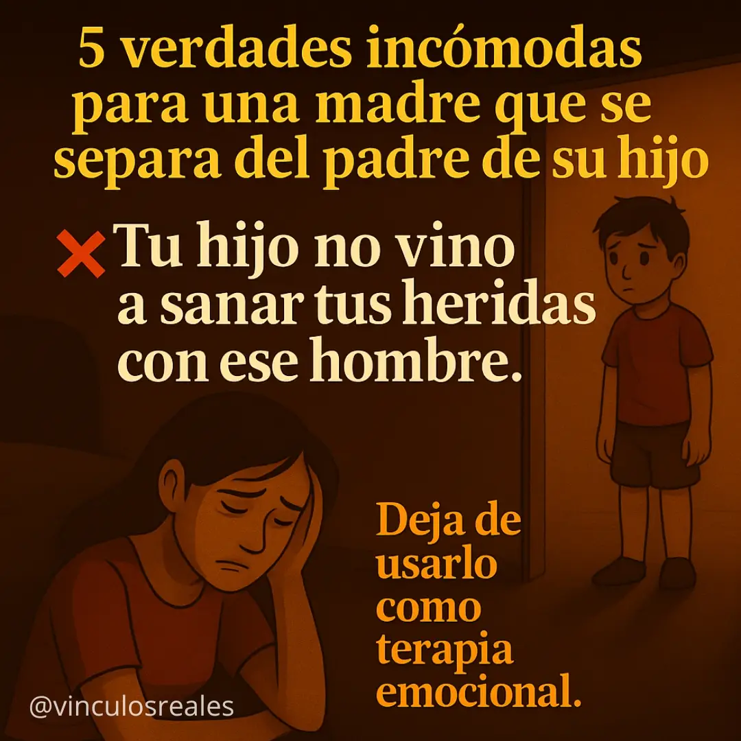 💔 A veces el amor por los hijos se confunde con la necesidad de sanar a través de ellos. Pero ellos no vinieron a pagar lo que otros rompieron. ❤️‍🩹 Esta es tu oportunidad para criar con conciencia, no con cadenas emocionales. Sé la madre que sana, no la que hereda el dolor. 👣 Empieza hoy. 🔁 Guarda, comparte y síguenos si quieres romper el ciclo. #PaternidadConsciente #SanarParaCriar #VínculosReales #MadresQueSanan #HeridasEmocionales #CriarConAmor #EducaciónEmocional #HijosFelices #CrianzaConsciente