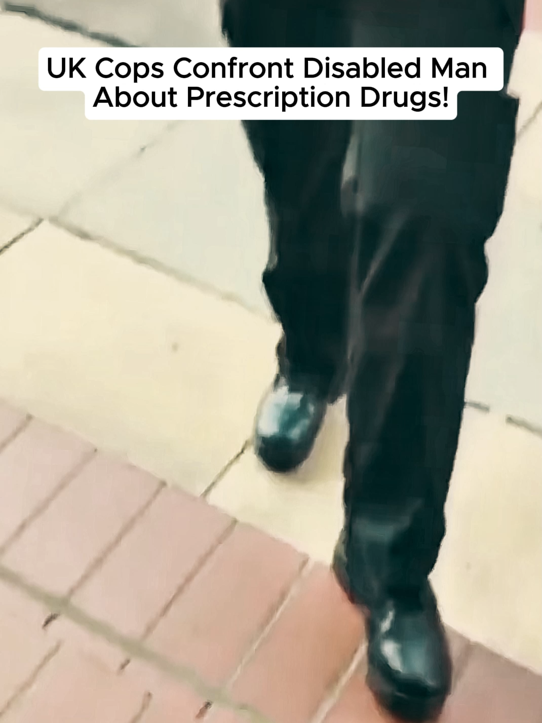 UK Cops Confront Disabled Man About Prescription Drugs! #audit #cops #caughtoncamera #disabledman