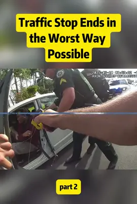 Traffic Stop Ends in the worst way possible #cops #copsoftiktok #policeofficer #police #policeoftiktok 