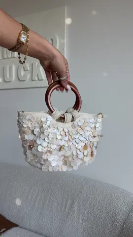 the dreamiest vacation bag 🤍 on my amzn sf!!  #amazonbags #beadedbag #vacationbag #amazonsummerfashion #summerbags #amazonvacationfinds #amazonpurse 