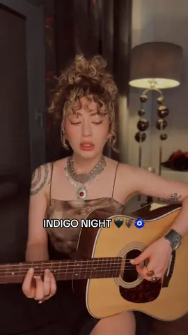 “Indigo Night” by @Tamino Amir 🖤🦇🧿 The melodies of our shared soil // rich, soulful, and timeless. #cover #fyp #keşfet #tamino #indigonight #acousticcovers #indie 