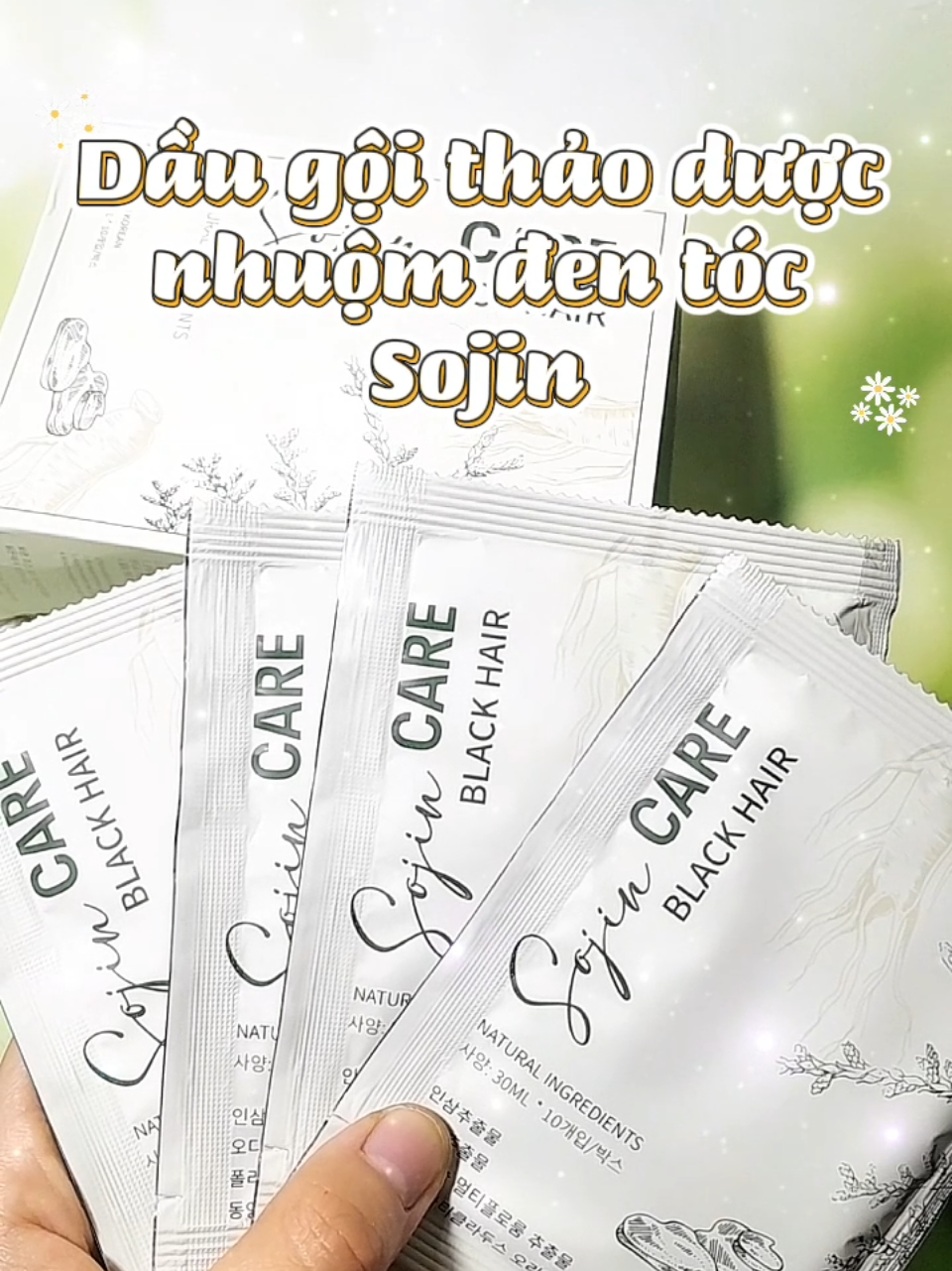 Dầu gội thảo dược Sojin #daugoi #daugoithaoduoc #xuhuong 