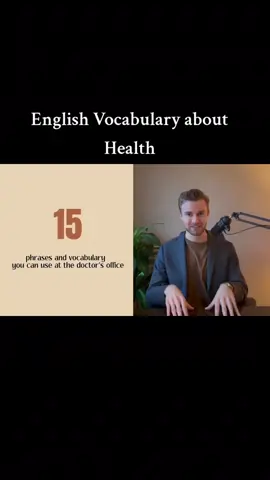 English vocabulary about Health #englishlearning #englishlearningclass #englishvocabulary #englishlesson #englishlecture #englishlistening 