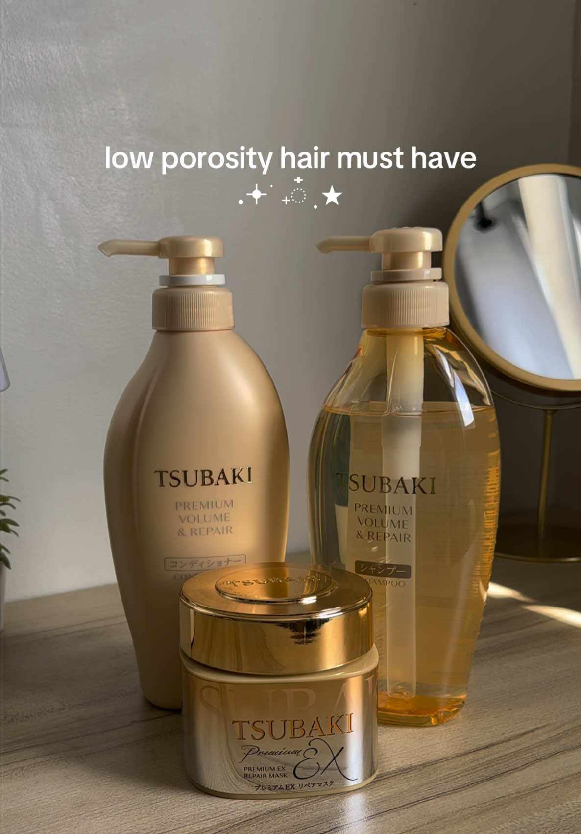 this tsubaki set is a must have if you have low porosity hair like me 💛  #tsubaki #tsubakiph #hairmask #haircareroutine #haircare 