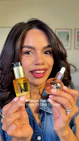 Incluso el elixir tiene propiedades para proteger del calor!  Los glaze drops son más para aportar brillo. Cuál te gusta más? 😋💖 #glazedrops #glazedropskerastase #kerastase #kerastaseclub #hairoils #hairoilserum #elixirultime @Kérastase @sephora #hairserum 