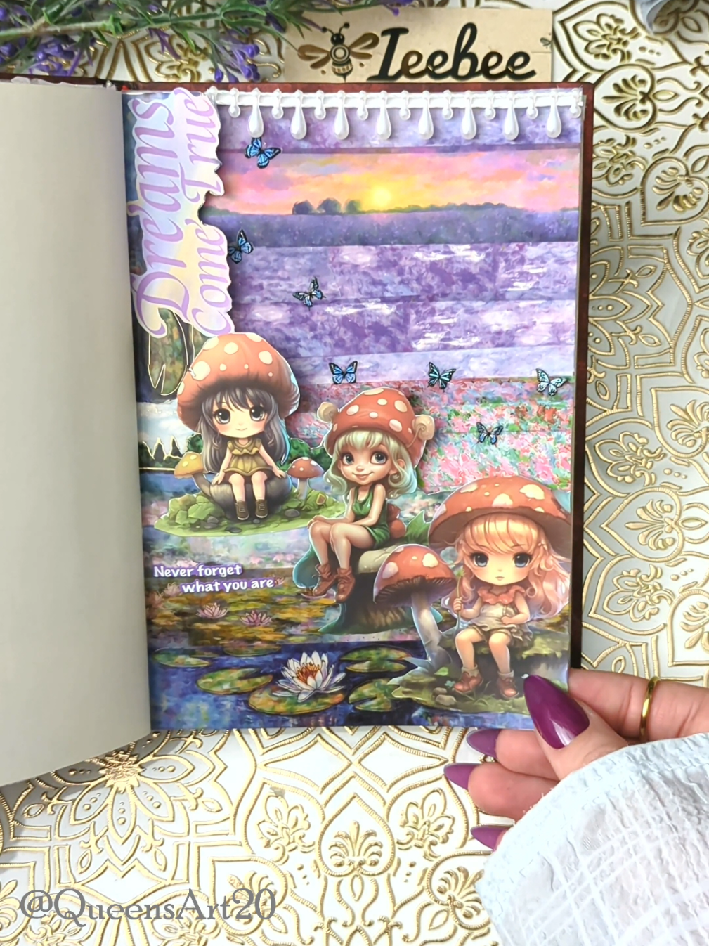 ASMR | Creative Journaling using beautiful tapes from @IeebeeOffice ✨ |  Relaxing process 🌸   Filmed in 4K • No voice • Original video   🎨 All materials used are listed in my profile bio   . #journaling #scrapbooking #asmr #relaxing #artprocess #notebook #creative   #handmade #scrapbookideas #calmcontent #asmrsounds #dailyinspiration