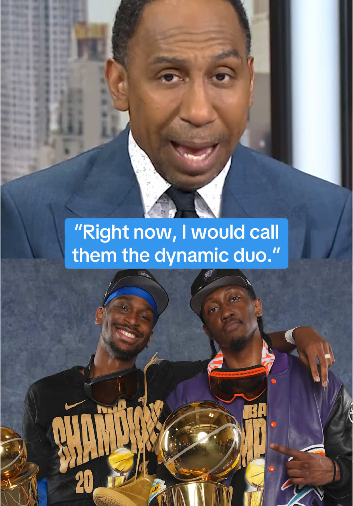 #okc #okcthunder #shaigilgeousalexander #jalenwilliams #duo #thunder #NBA 