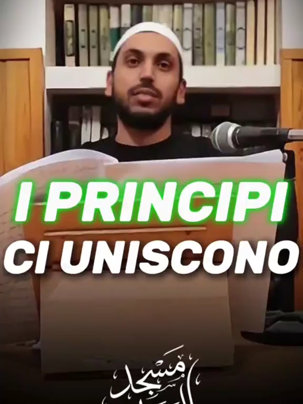 “ i principi ci uniscono” “المبادأ تجمعنا