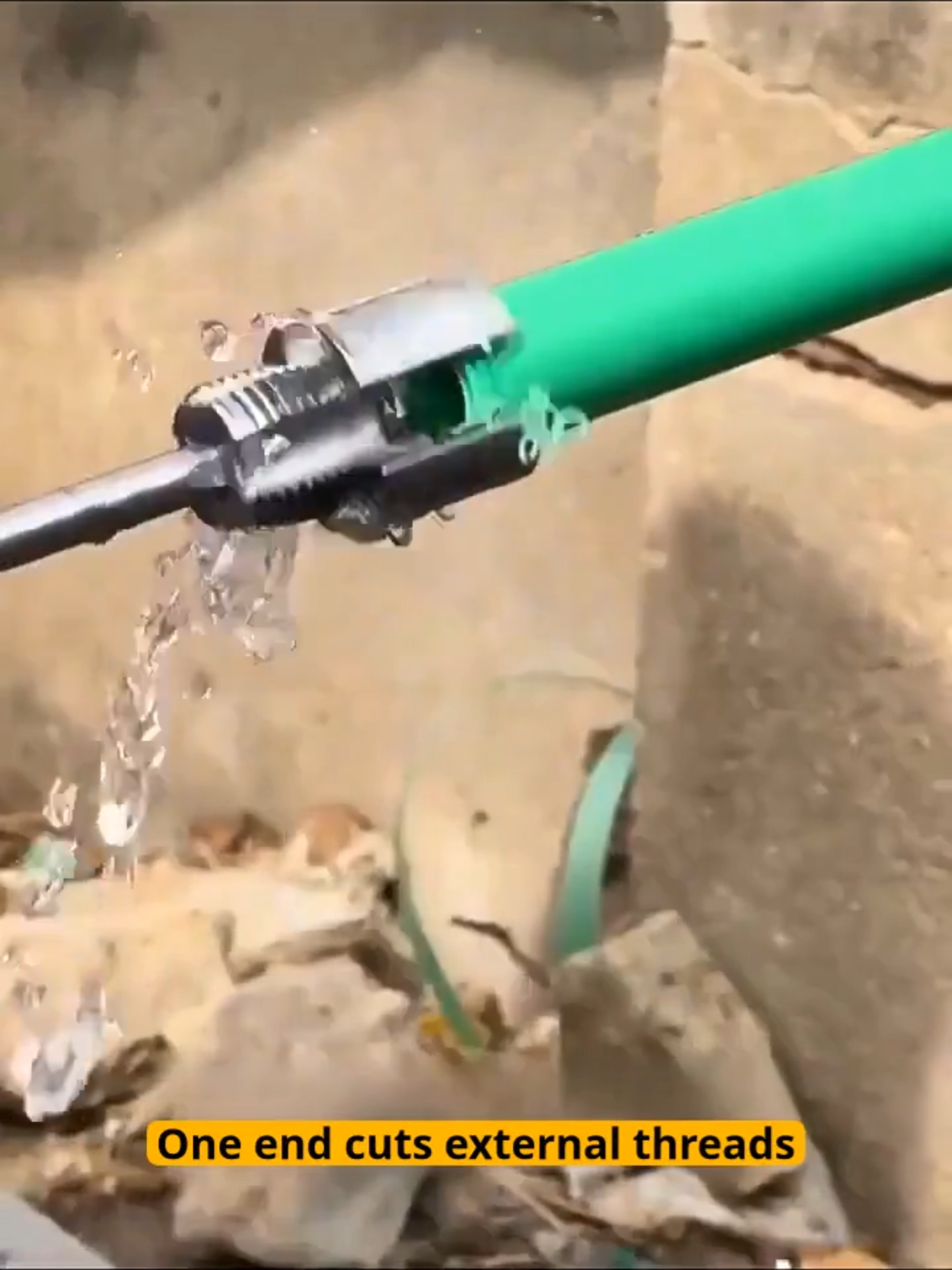 New water pipe inside and outside integrated opener drill bit electric drill with 4 points 6 points water pipe PPR PPE universal opener tool