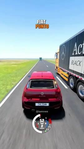 Quelle voiture Dépasse Le Camion En Tout Sécurité? #beamngdrive #beamng #gaming #car #volkswagengolf2gti #fiatpunto #seatleon #volkswagengolf #bmwe36 #renaulttwingo #peugeot406 #mercedes190d #fyp #foryou  @VEO🏅 