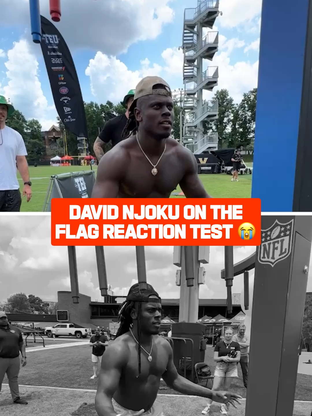 him kicking the machines though 😂 #davidnjoku #cleveland #browns #tightenduniversity #nfl