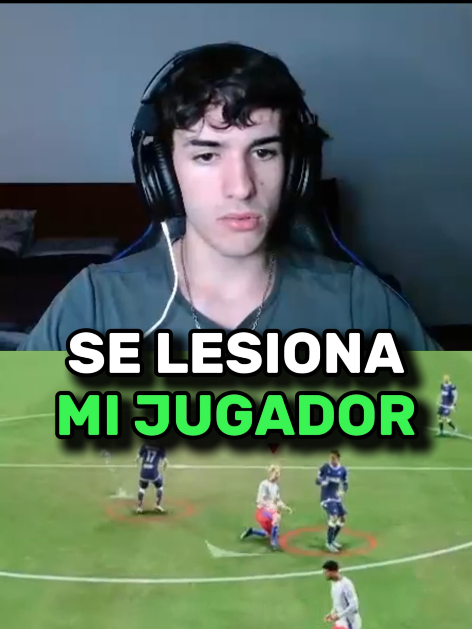 ¡Me rompí el hombro jugando FIFA y mira lo que pasó! #clips #kick #stream #fifa #fc25 #fc25modocarrera #hamburgersv #lesion