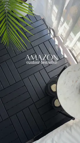 these Amazon deck tiles are an easy way to elevate your outdoor space! 🔗in my bio #amazonhome #amazonhomefinds #amazonfinds #patiomakeover #patio #patiodecor #balcony #balconymakeover #amazon #homedecorideas #homedecortiktok #homedecor @Amazon Home @Amazon 