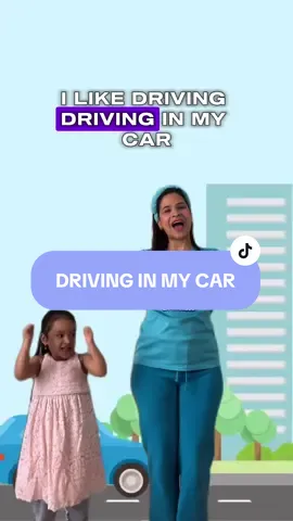 🚗💨 Driving in my car… ¡rom, rom, rom! ¿Listos para cantar y aprender? 🎶✨ #KidsSongs #EnglishWithVane #AprenderJugando #TeacherVane #RomRomRom