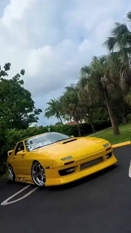 My brother car so fire  #shani #ruffracing #rx7 #carsoftiktok #dash777 #fypシ #stance #drift #jdm #mazda #tatcha 
