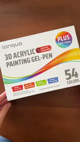 I cannot wait to try these with a color by number book! The coverage impressive. #acrylicpens #acrylicmarkers #colorbynumber #gelpen #gelpens #adultcoloring 