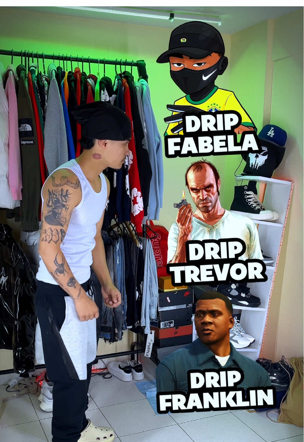 Outfit Drip 🥷 #yei2023 #drip #outfit #dripbrasil #gta5 #trevor #franklin 