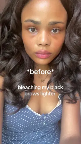 finally got to dye my brows … i like them, i just want my browes to grow back… I dont like this thin botched job I did 😭😭😭 #fyp #beauty #brows #bleachedbrow #browneyebrows #lightereyebrows #Summer 