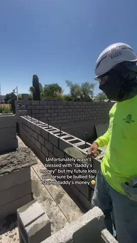 Ain’t no handouts, pure hard work and dedication #masonry #daddysmoney #construction #construccion #abañiles #blessed #work #fyp 