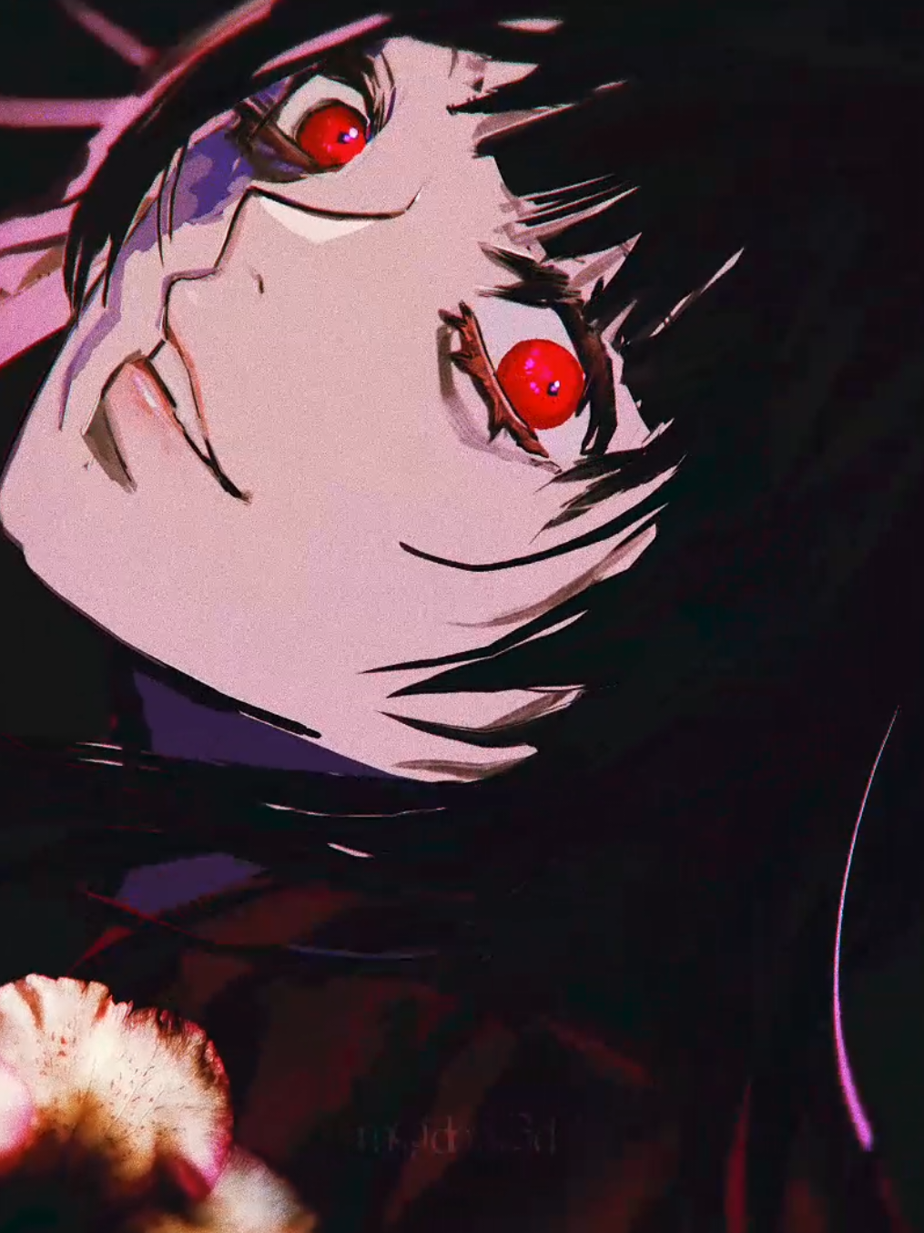 happy late birthday @floraa.zara hehehheheheh #anime #edit #aftereffects #animation #art #manga #kakegurui #yumeko #yumekojabami #yumekoedit 