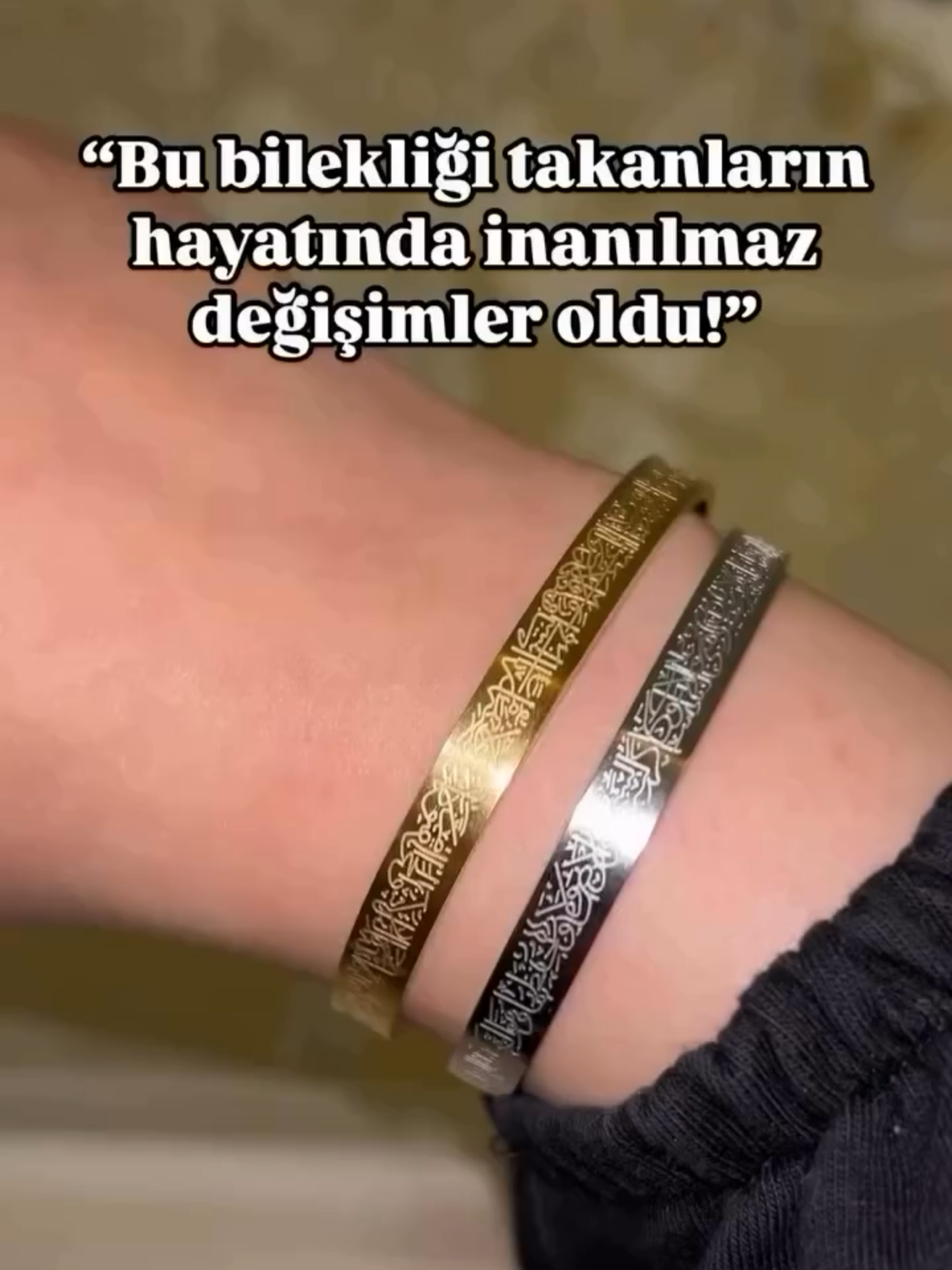 ✨ Huzurun ve Korumanın Şık Adresi: Ayet-el Kürsi Bileklik! Ayet-el Kürsi Bileklik, şıklığınızı taçlandırırken, maneviyatınızı da yanınızda taşımanın en zarif yolu! 🌟 NEDEN AYET-EL KÜRSİ BİLEKLİK? ✔️ 14 Ayar Altın Kaplama Paslanmaz Çelik → Hem lüks hem dayanıklı! ✔️ 2 Özel Renk Seçeneği → Gümüş ve Altın tonlarıyla tarzınıza uyum sağlasın. ✔️ Ömür Boyu Paslanmazlık Garantisi → Yıllarca ilk günkü gibi parlasın! ✔️ Kapıda Ödeme + Ücretsiz Kargo → Risksiz ve kolay alışveriş! 🚚 Hemen Sipariş Ver → Kapında Olsun! 💎 Sadece Bir Takı Değil, Bir Anlam! Günlük kombinasyonlarınıza şık bir dokunuş, özel anlarınıza ise derin bir anlam katan bu bileklik, sevdikleriniz için de en anlamlı hediye olacak. * Stoklar sınırlı, maneviyat sınırsız! Hemen sipariş ver, huzuru ve korumayı boynunda hisset! 📲 Bio’daki linke tıkla, güvenli ödeme ile siparişini tamamla! #ayetelkürsibileklik #ayetelkürsikolye #ayetelkürsiduası