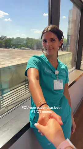 physical therapy 🤝🏽 occupational therapy @Allycilluffo   #fyp #worklife #foryoupage 