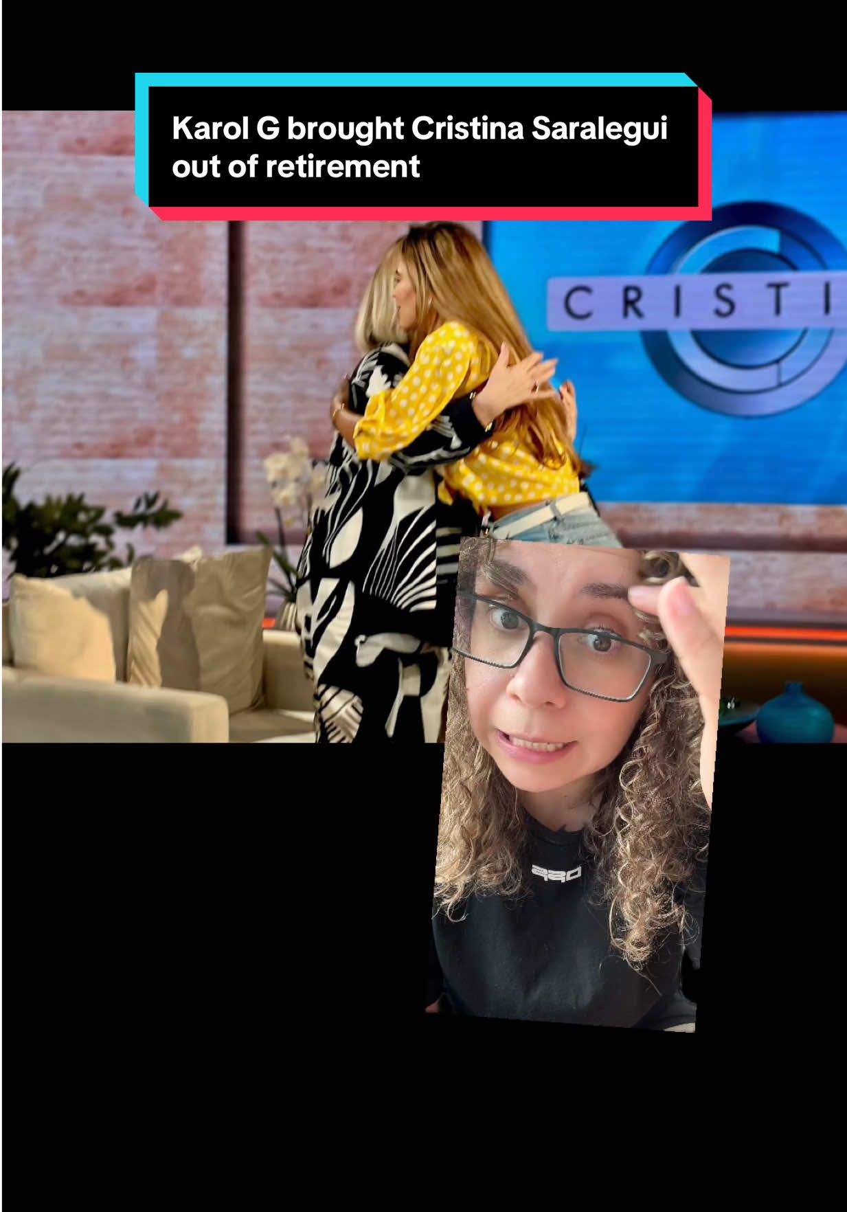 Karol G brought Cristina Saralegui  out of retirement #karolg #cristina #cristinasaralegui #karolgfans #karolgcolombia #karolgmusic @Karol G 
