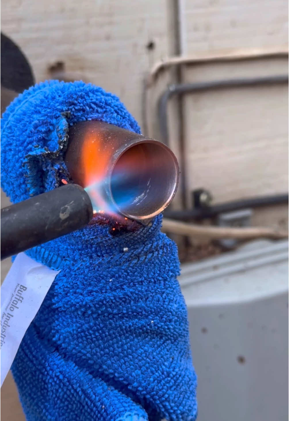 installing a threaded male adapter for a hose bib