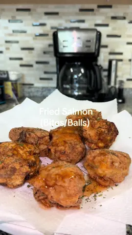 FRESH Salmon Bites|Balls 🤤 (Yall have been Dm’n me to remake this video with fresh salmon….Here it is!)  #salmon #croquette #Salmoncroquettes #grits #brunch #freshsalmon  #Recipe #Salmon #croquetas #Food #tutorial #Cooking #salmonpatties #Seafood #Dinner #fyp #Foodie #breakfast #fypシ #DIY #salmonrecipe #delicious #country #EasyRecipes #salmonbites #honeyhot 