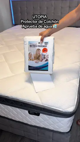 Protector de colchón a prueba de agua #utopiabedding #mattressencasement #waterproofenhancements #dealsforyoudays #tiktokshopcreatorpicks #tiktokshopsummerturnup 