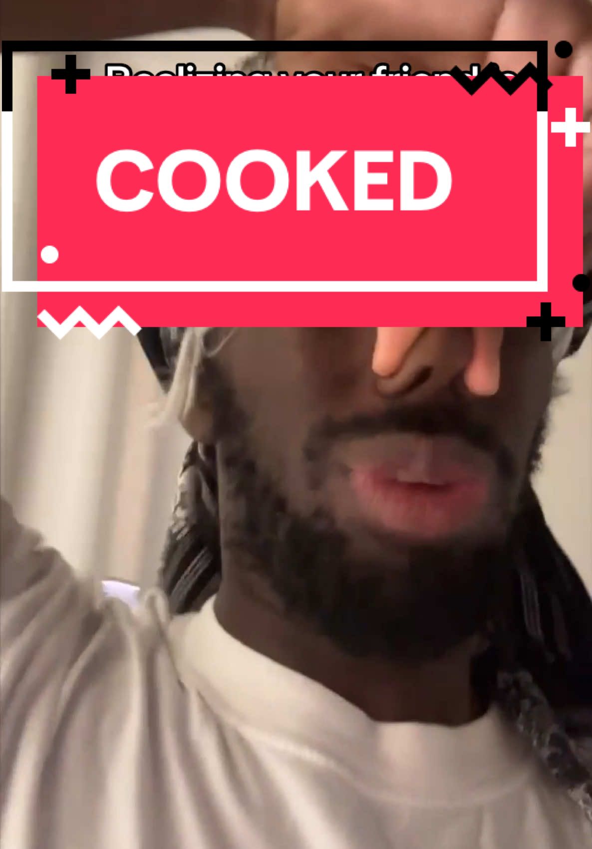 Realizing your friend is cooked #fyp #comedy #skit 