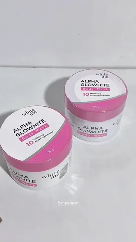 New launching Alpha Glowhite Body Mask @White Inc Official 😍 Dengan 10x kandungan pencerah aktif yang bikin kulit auto cerah & halus 💗✨  #bodymask #bodycare #white_inceranskinthusiast #paydaysale #affiliatewhiteinc 
