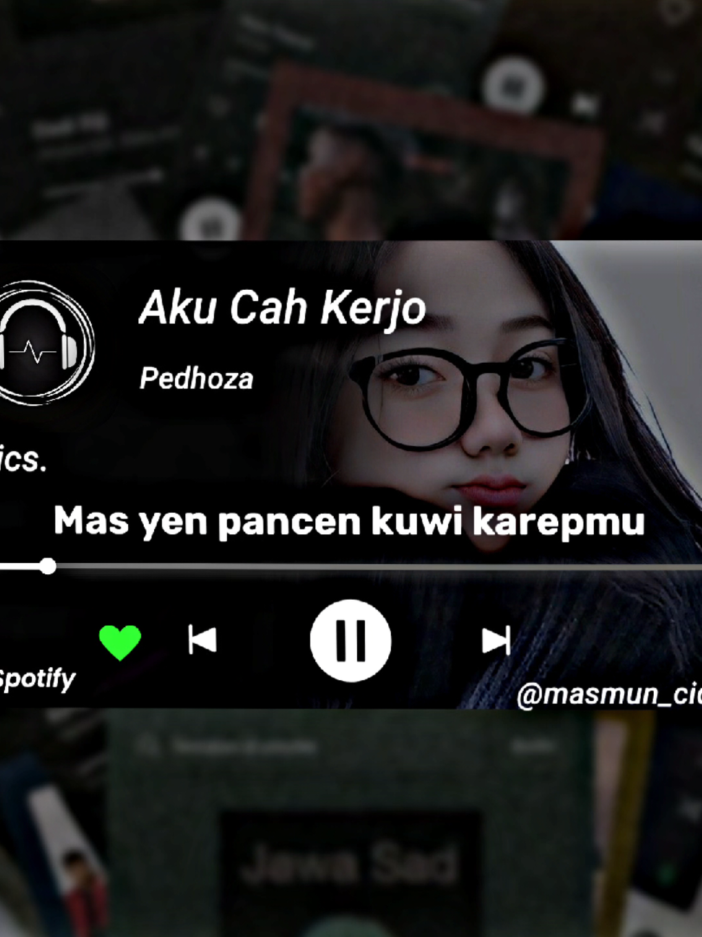 Dejavu cah #fuoryou #akucahkerjo #pendhoza #liriklagu #liriklagujawa #fyp 