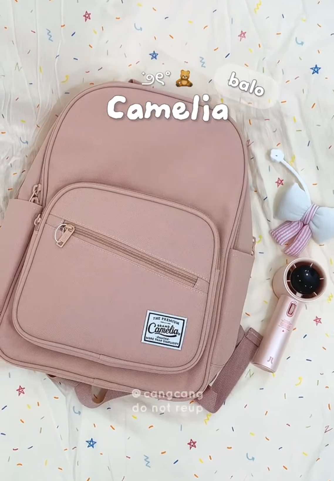 Xinh ơi là xinh í #balo #balodihoc #camelia #backpack #baloxinh #unboxing #cangcang #foryoupage #saleluongve #muataitiktokshop 