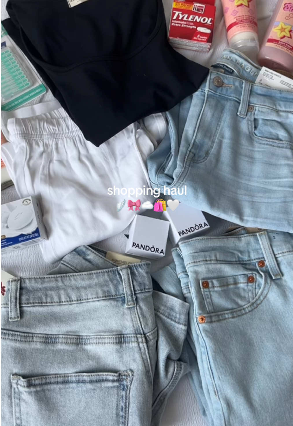 shopping haul from a couple of days ago!! i have been picking up shifts at work which is why i haven’t been as consistent but ill get back on it besties!! the last two charms were one from my friend so its a surprise and the stethescope charm i showed you guys a few days ago!! 🎀☁️ - - -#haul #shopping #girl #fyp 