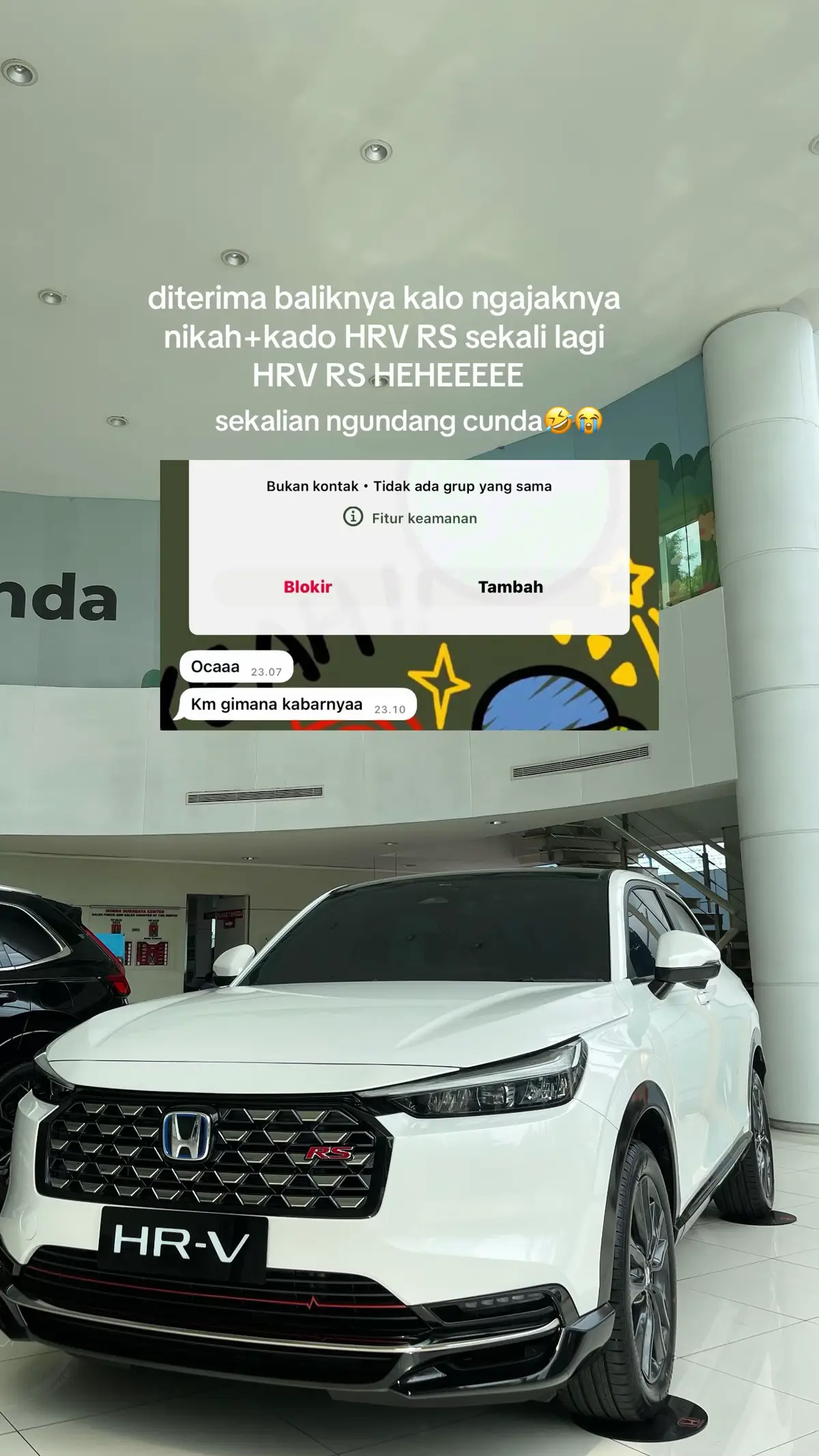 cunda dan perintilan nya🤣🤣🤣🤣  #hrv #hrvrs #hybrid #fyp #fypdongggggggg #denycaknan #cundamani 