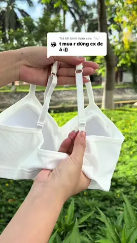 Trả lời @⋆˚𝜗𝜚˚⋆ Combo áo bra đệm mút may liền chắc chắn cho bé gái#aolothocsinh #aolotla #aobrahocsinh 