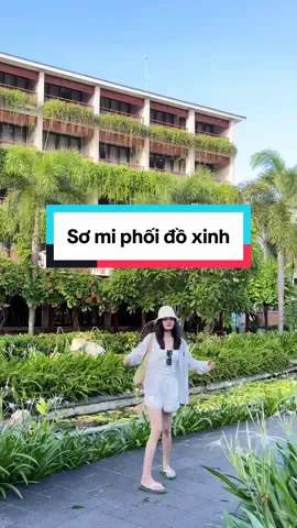 Áo sơ mi chất đẹp fom xinh #me🍓dethuong 