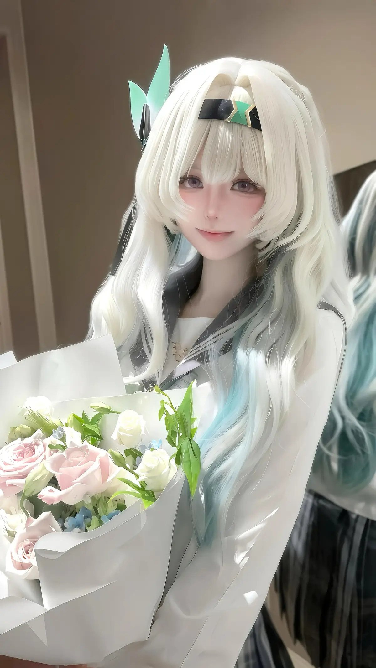 🌷🤍#cos #cosplay #douyin抖音 #小鱼跳出 #46932248 