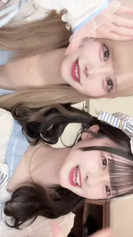 お顔の系統真逆な子達 左@えりにゃん  #アイドル #高校生 #すぱちゅん