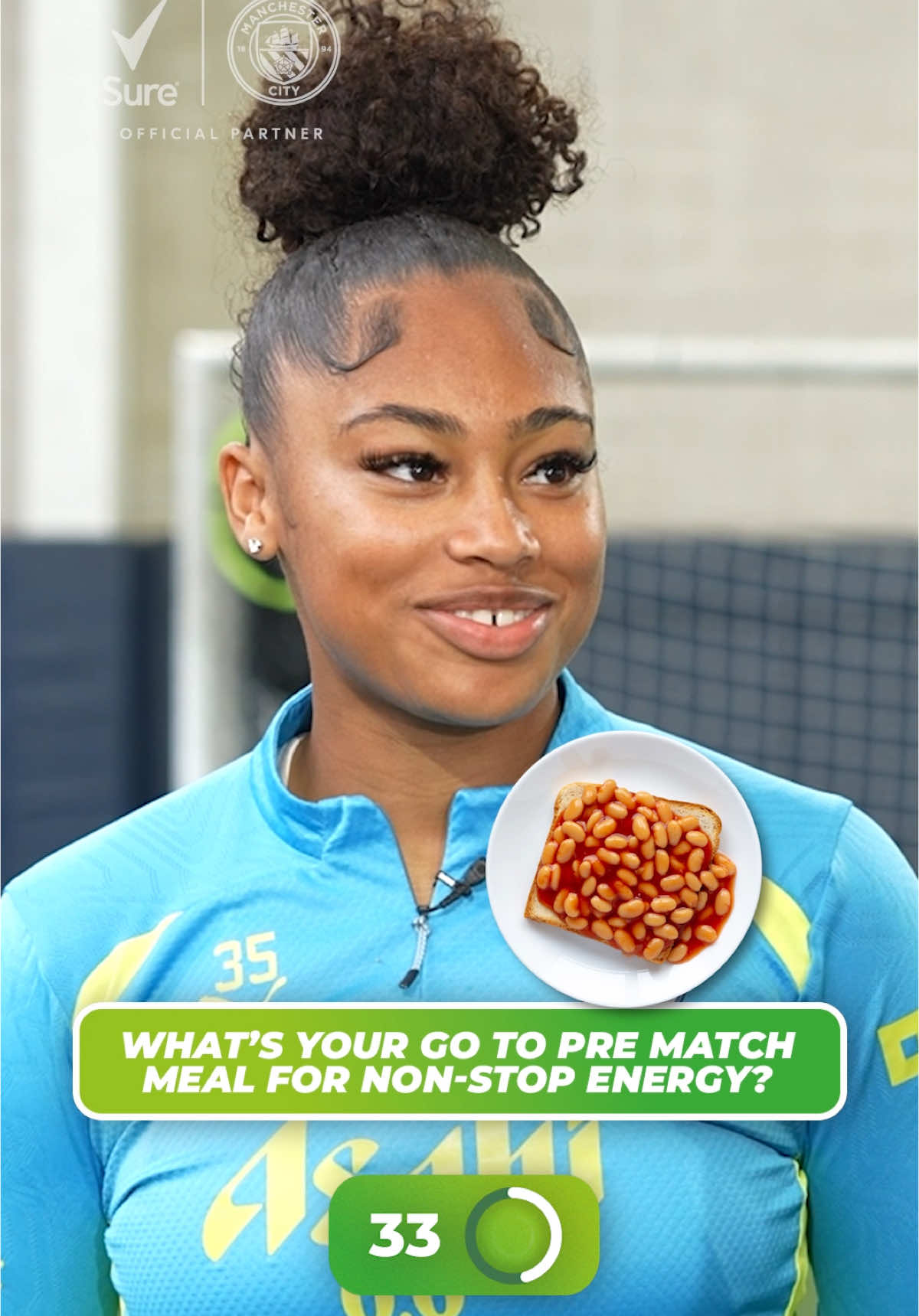 72 seconds on the clock with Man City’s shot-stopper Khiara Keating! 🧤 We talk saves, secrets, and the power of confidence! 👊🏼 Good luck in Switzerland Khiara! 🏆 #72SecondInterview #ItWontLetYouDown #ad 