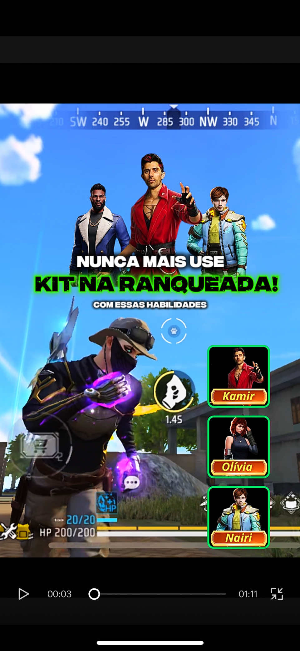 As melhores habilidades para pegar mestre ou elite na ranqueada do freefire em 2025! @Garena Free Fire Brasil #kamirfreefire #fordfreefire #fyy #ranqueadaff #novidadesff #personagensff #freefire #atualizacaoff #flashff⚡ #FreeFire8Anos #FreeFireInfinito 