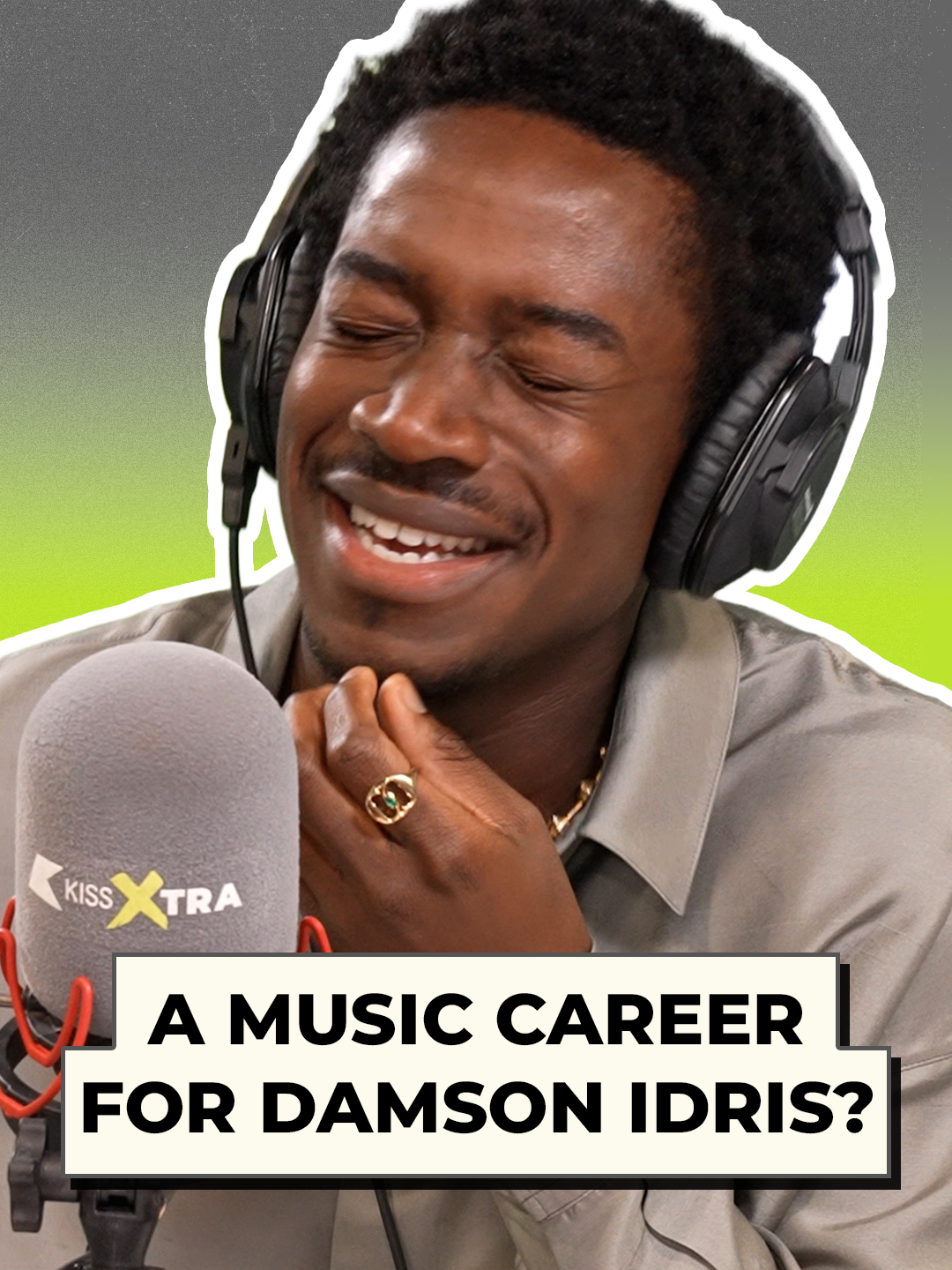 Could Damson Idris be dropping music soon? 👀 @henrieviii reveals that Damson once considered making music and asks what genre he’d go for, and what name he’d release it under 💭 With him dropping that he once had some inspo from Tyler the Creator 🎤 We love a man of many talents 😮‍💨 #kissxtra #damsonidris #ukmusic #fyp #tylerthecreator #singing #musiccareer #f1 #henrie