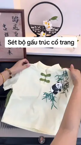 Sét gấu trúc cổ trang cho bé #quanaotreem#xuhuongtiktok 