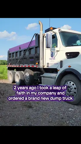 This last year has seen so much growth for my little company! I am beyond grateful for all the support I receive and especially for the amazing people I have working with me! #womenintrucking #dumptruck #truckinglife #trucking #bluecollar #dumptrucks #girlswithtrucks 