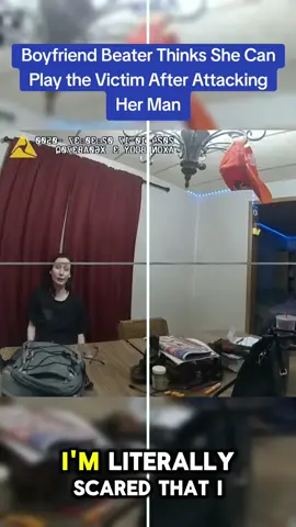 Boyfriend Beater Thinks She Can Play the Victim After Attacking Her Man #cops #copsoftiktok 
