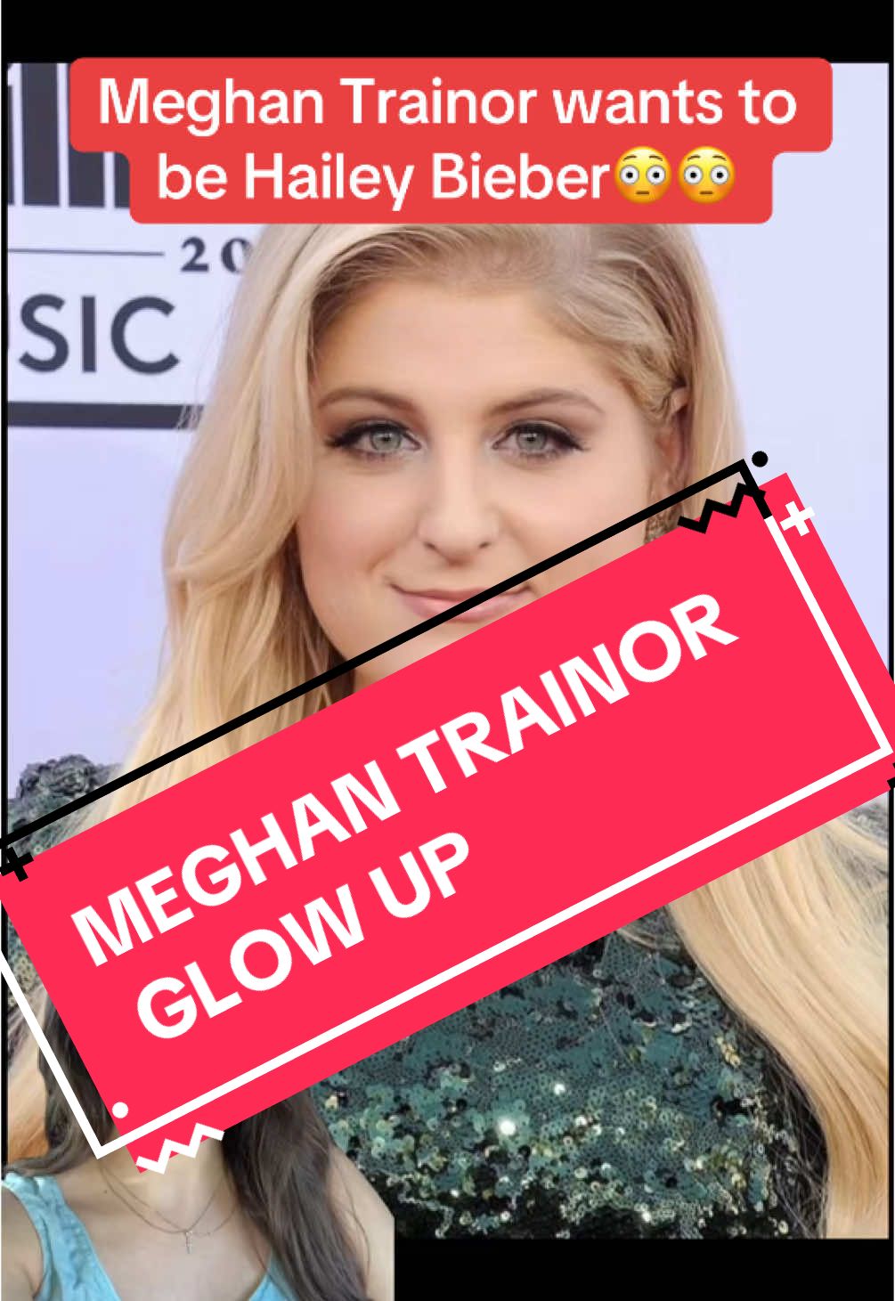 MEGHAN TRAINOR GLOW UP  #nad #antiaging #over30club #kardashians #bryanjhonson #agingbackwards #GlowUp #beautyhacks 